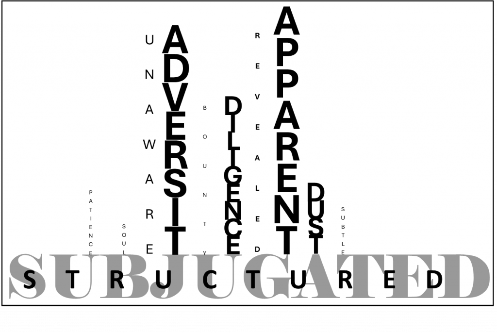This structured world with bounty and adversity